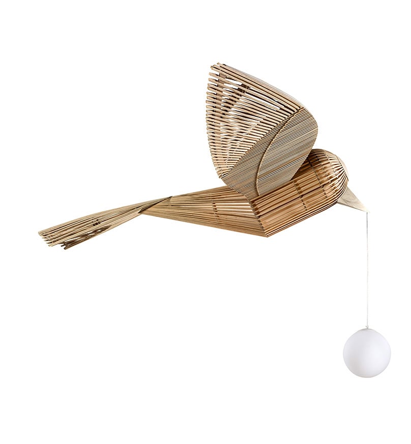 Bird Horizontal Suspension Natural White - LZF Lamps on