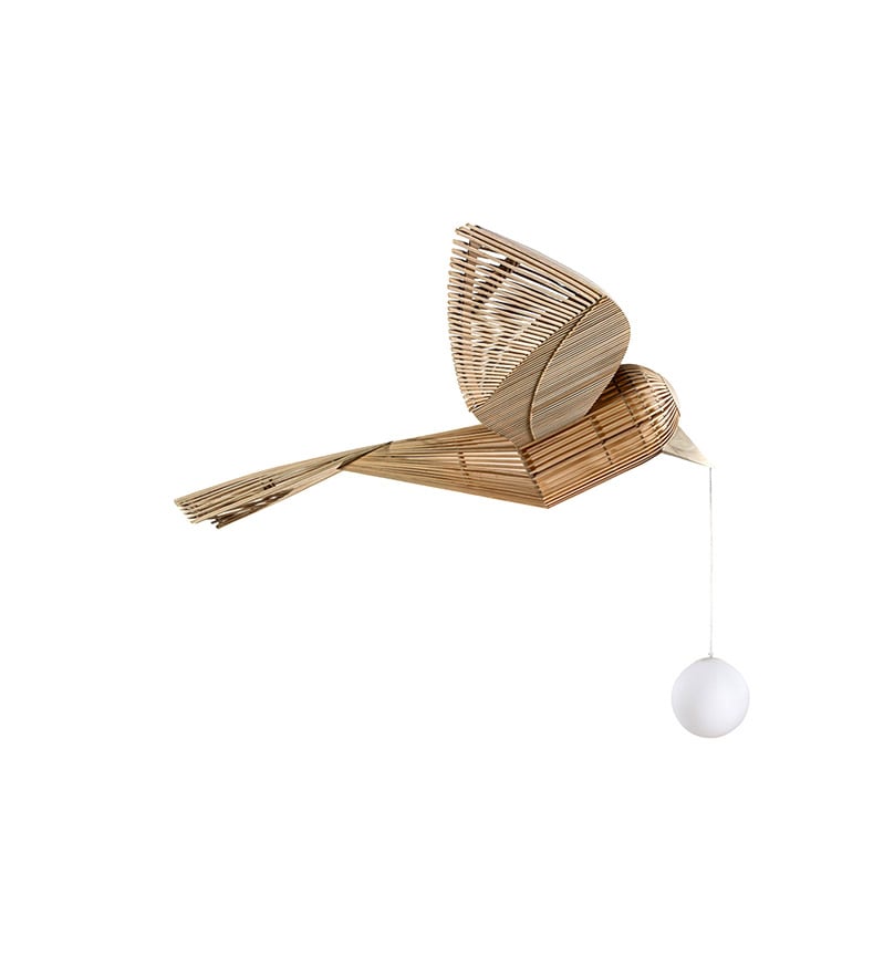 Bird Horizontal Suspension Natural White - LZF Lamps on