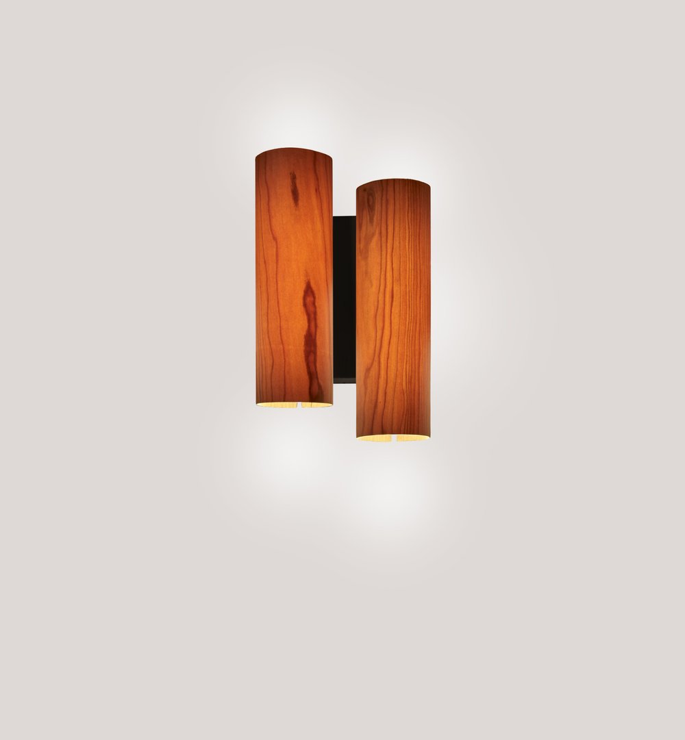 Black Note Duplet Wall Natural Cherry - LZF Lamps on