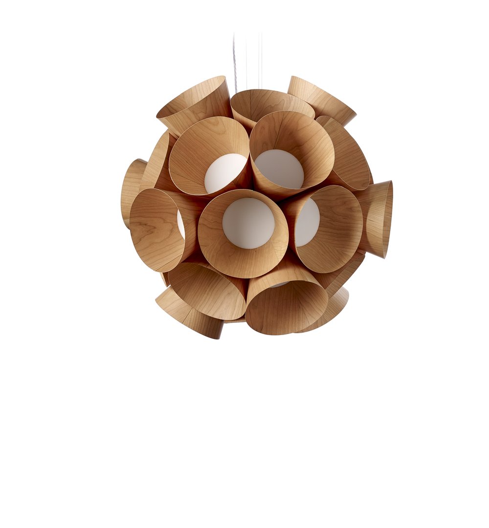 Dandelion Suspension Natural Cherry - LZF Lamps on