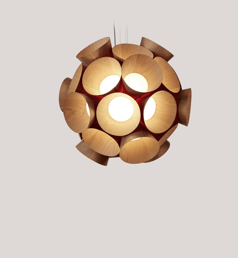 Dandelion Suspension Natural Cherry - LZF Lamps on