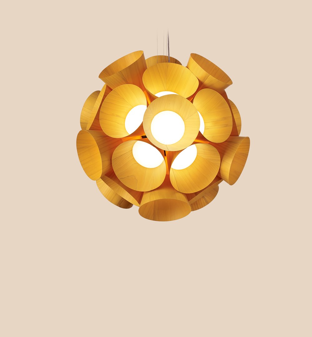 Dandelion Suspension Yellow - LZF Lamps on