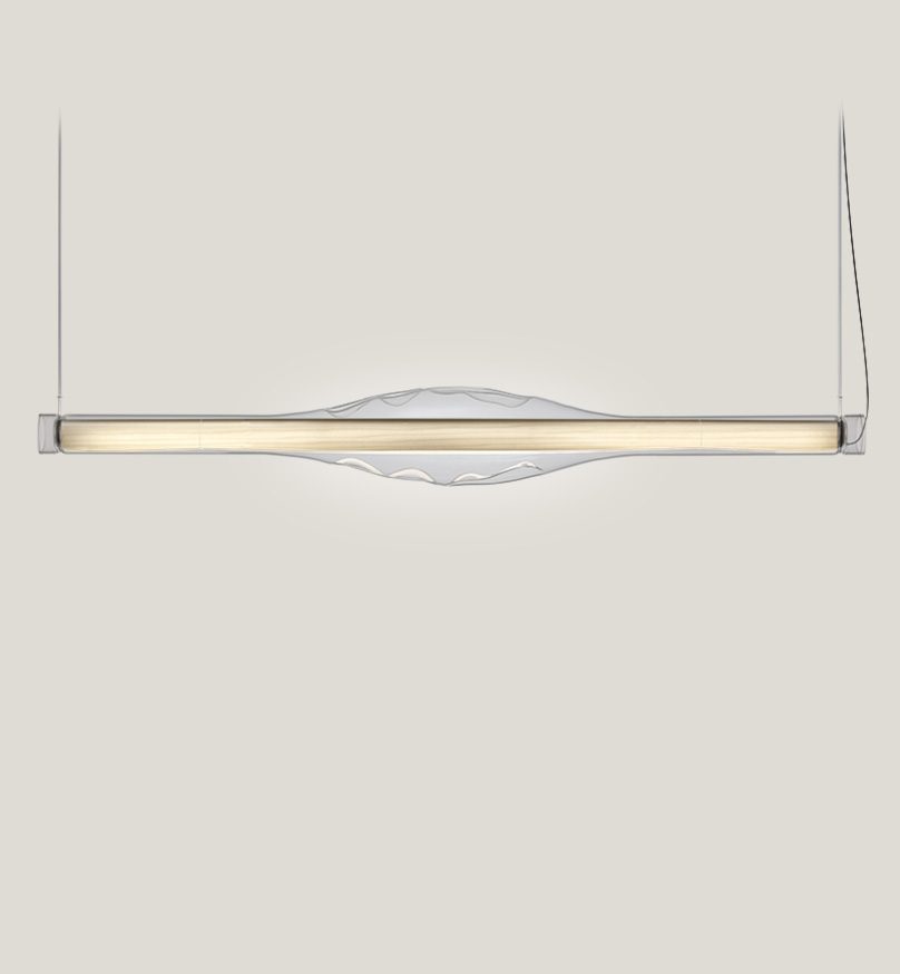 Dune Horizontal Suspension Ivory White - LZF Lamps on