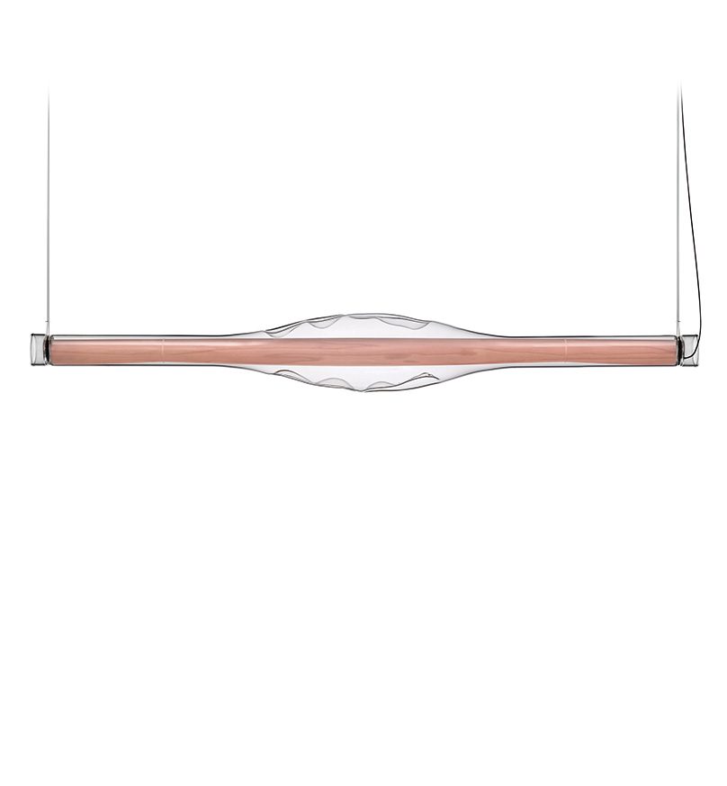 Dune Horizontal Suspension Pale Rose - LZF Lamps on