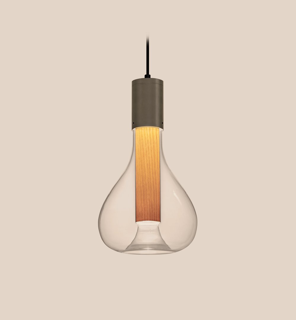 Eris Suspension Natural Beech - LZF Lamps on