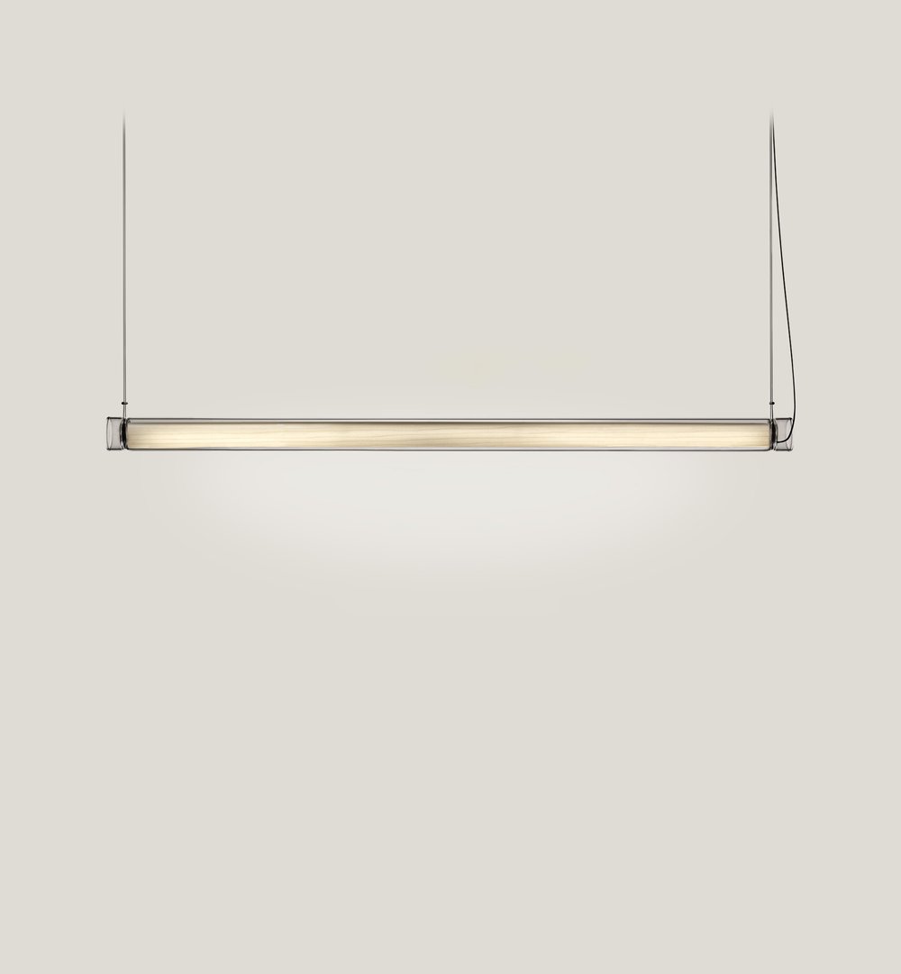 Estela Horizontal Suspension Ivory White - LZF Lamps on