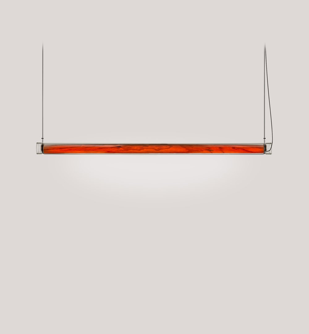 Estela Horizontal Suspension Natural Cherry - LZF Lamps on