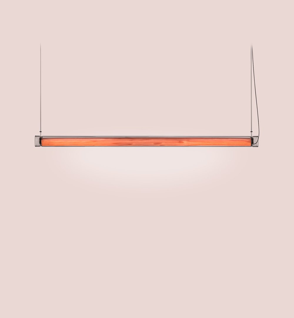 Estela Horizontal Suspension Pale Rose - LZF Lamps on