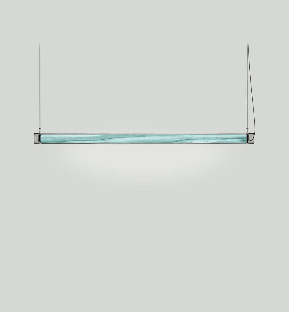 Estela Horizontal Suspension Sea Blue - LZF Lamps on