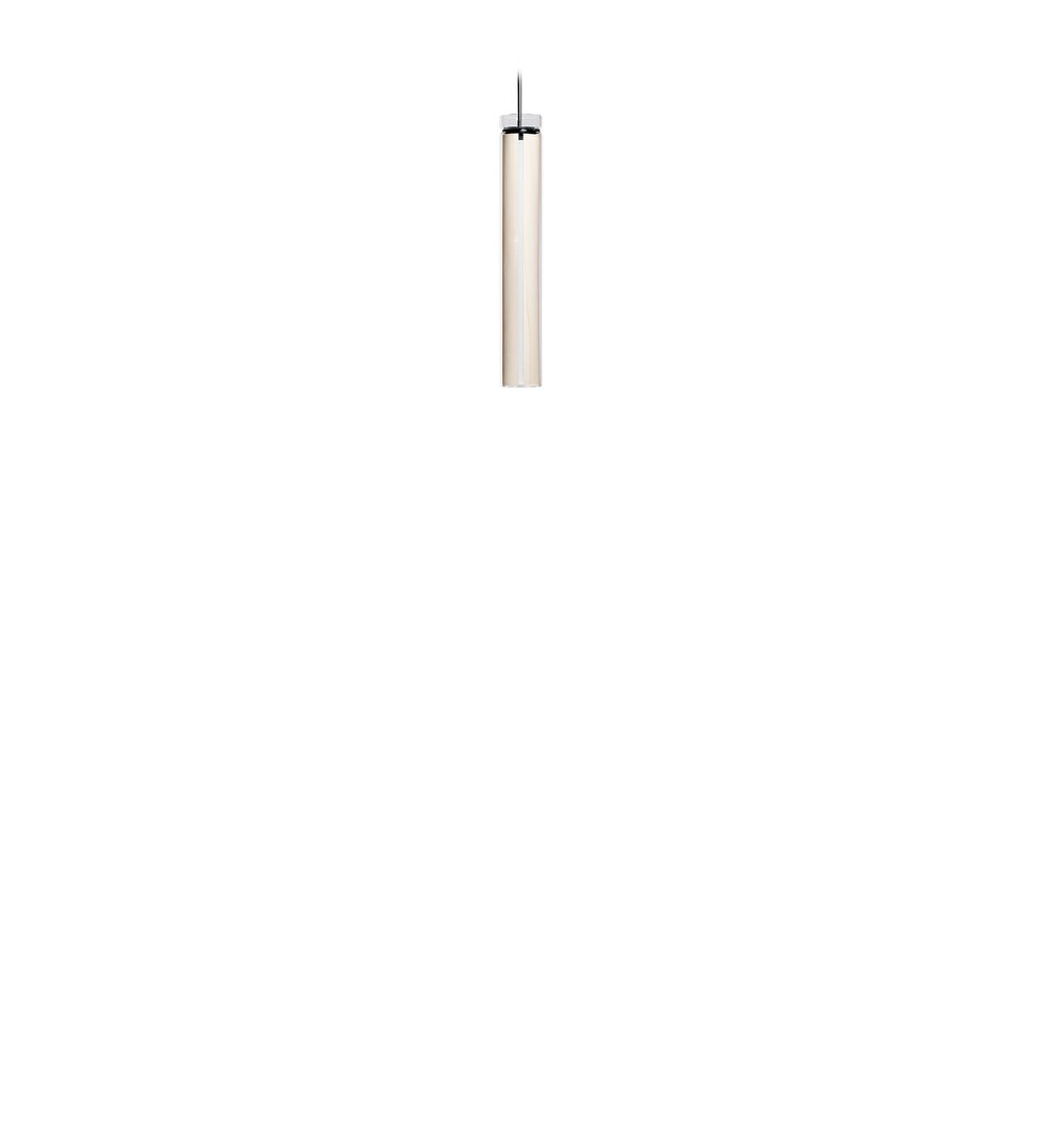 Estela Vertical Suspension Ivory White - LZF Lamps on