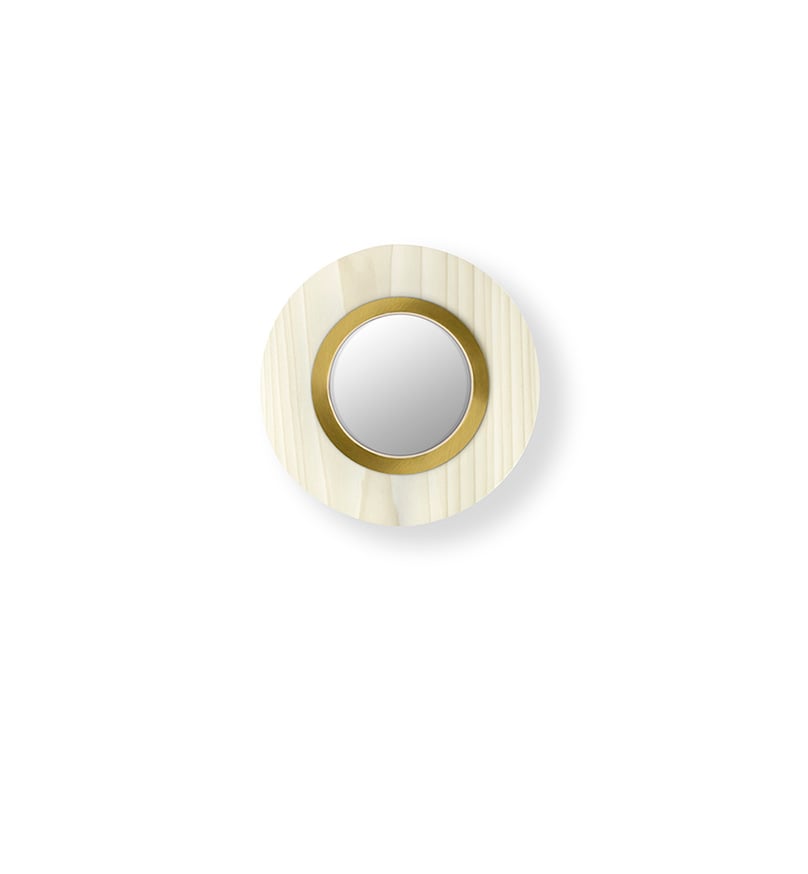 Lens Circular Wall Ivory White - LZF Lamps on