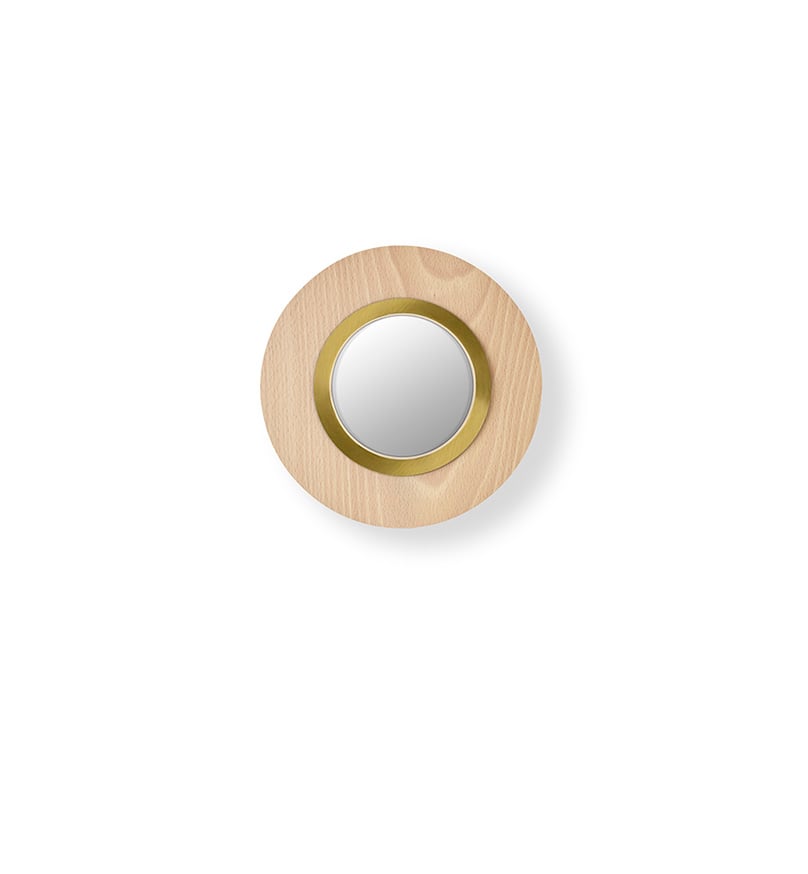 Lens Circular Wall Natural Beech - LZF Lamps on