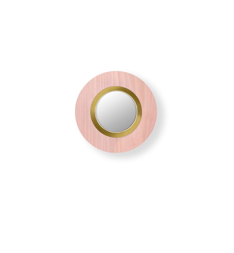 Lens Circular Wall Pale Rose - LZF Lamps on