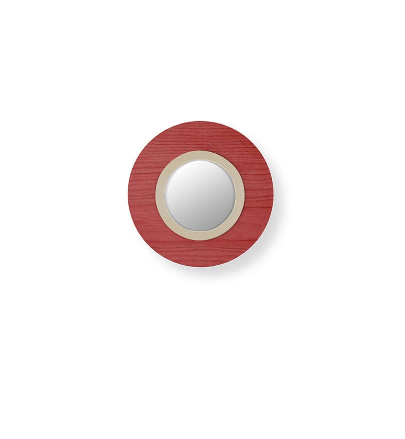 Lens Circular Wall Red - LZF Lamps on