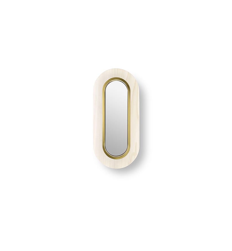 Lens Oval Wall Ivory White - LZF Lamps on