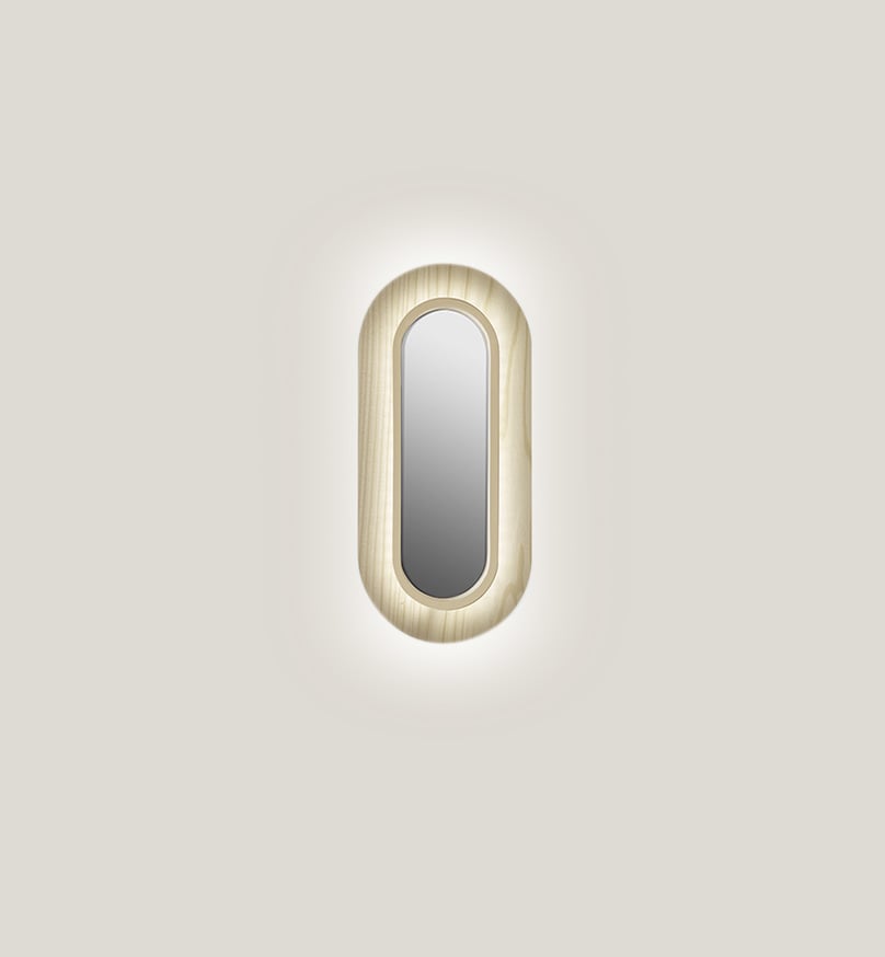 Lens Oval Wall Ivory White - LZF Lamps on