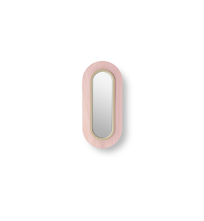 Lens Oval Wall Pale Rose - LZF Lamps on