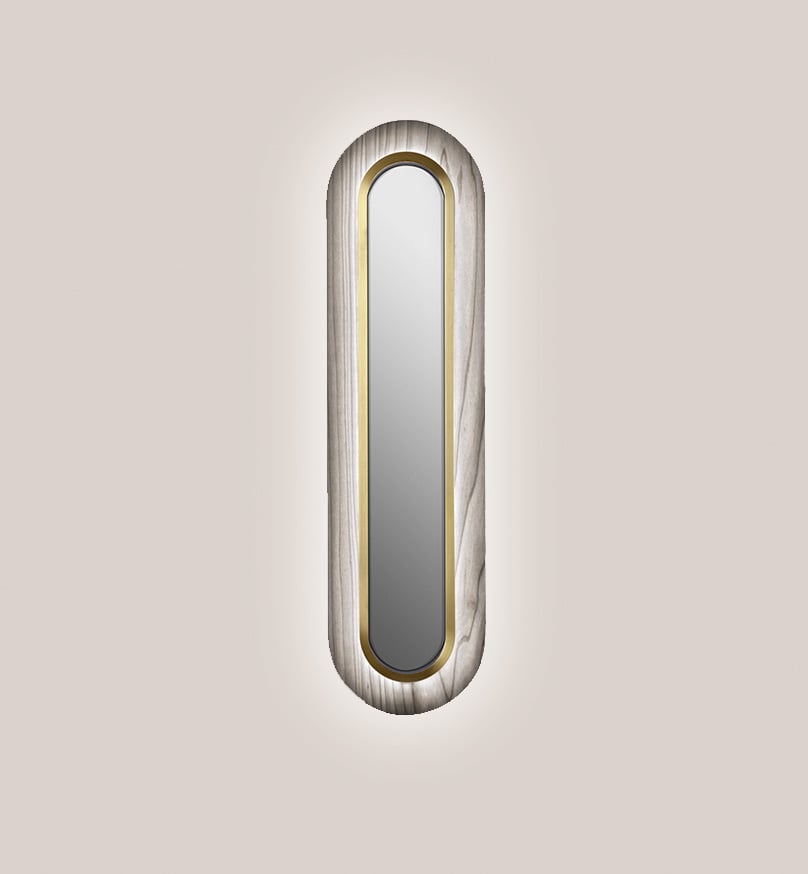 Lens Super Oval Wall Grey - LZF Lamps on