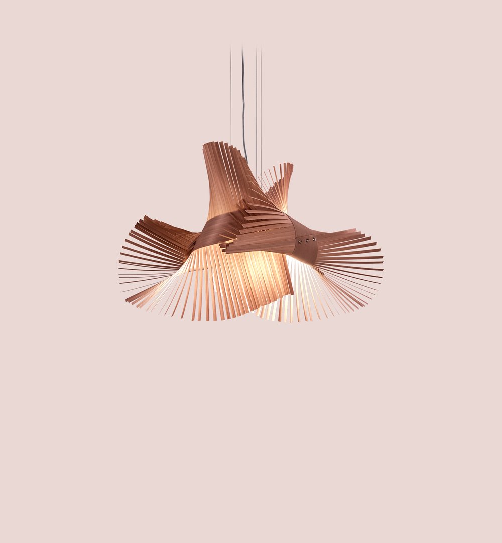 MiniMikado Suspension Pale Rose - LZF Lamps on