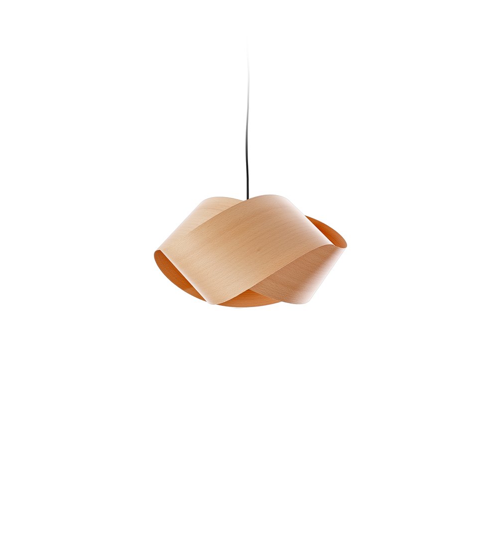 Nut Suspension Natural Beech - LZF Lamps on