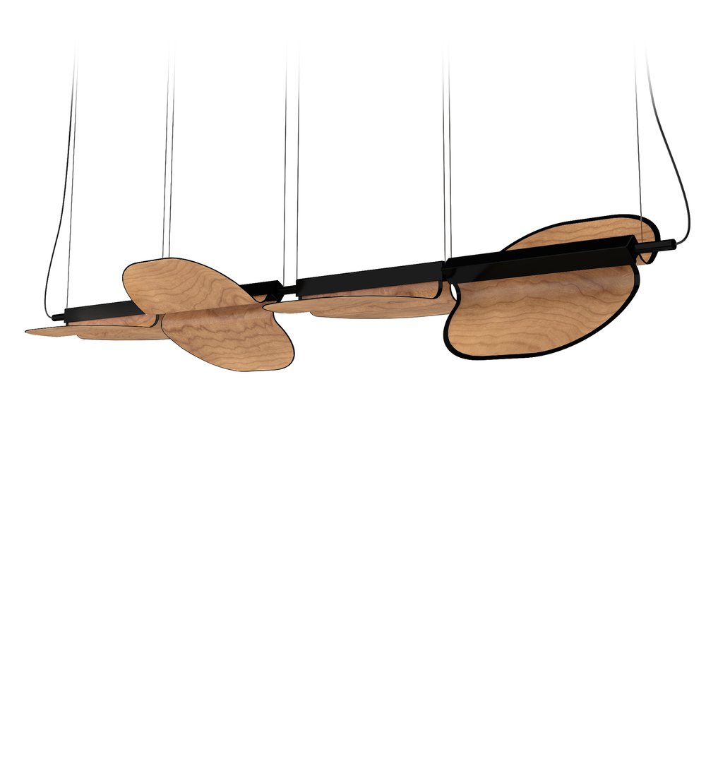 Omma Suspension Natural Cherry - LZF Lamps on