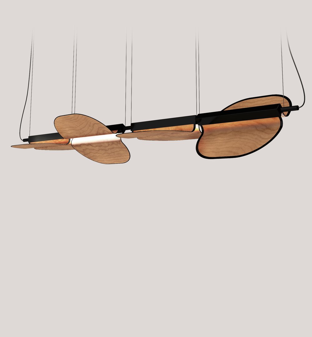 Omma Suspension Natural Cherry - LZF Lamps on