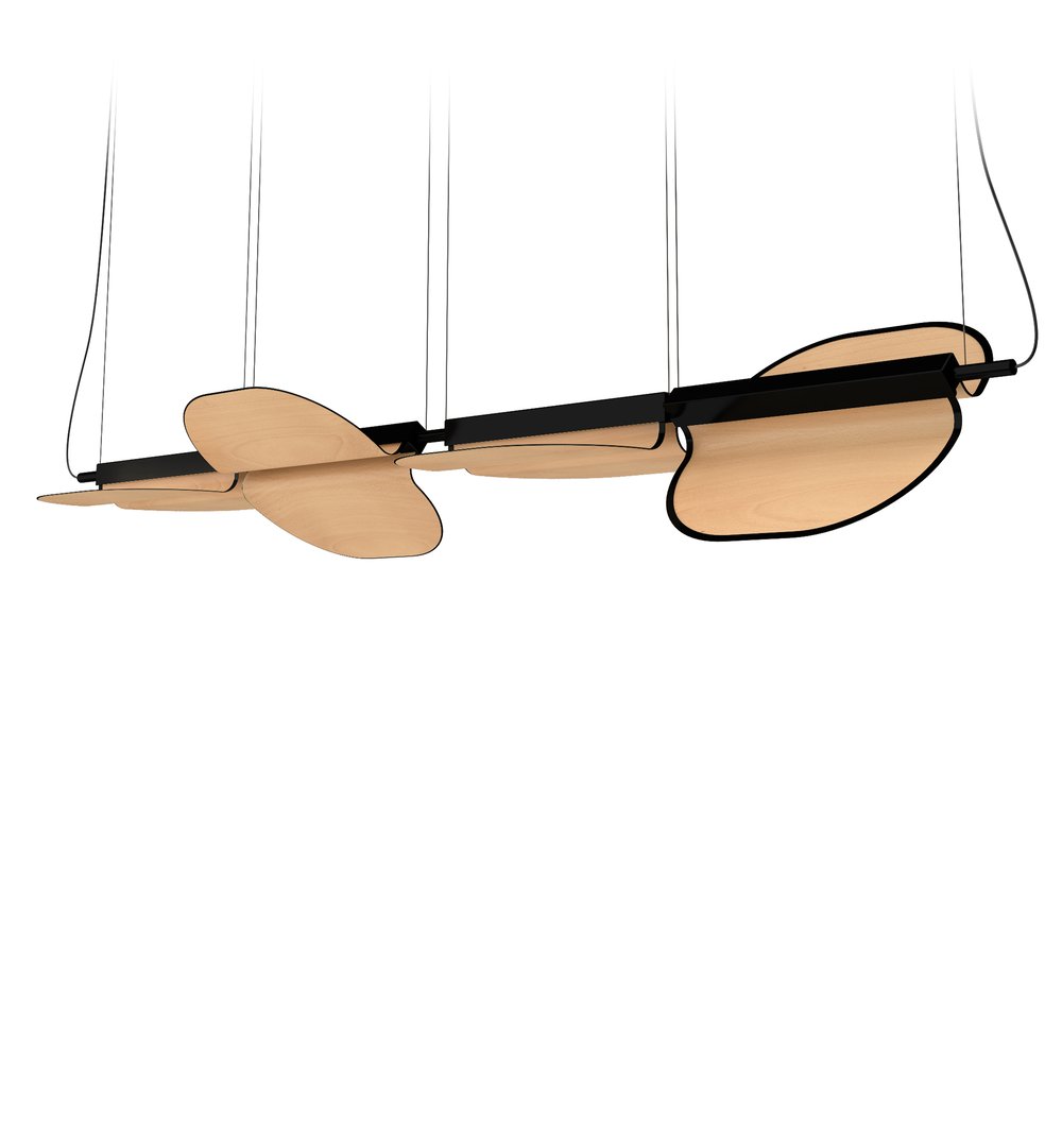 Omma Suspension Natural Beech - LZF Lamps on