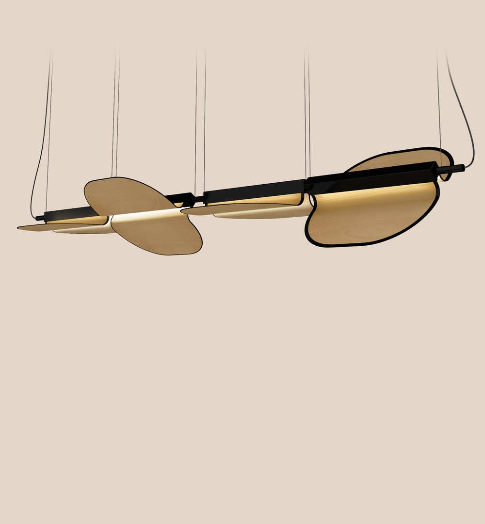 Omma Suspension Natural Beech - LZF Lamps on