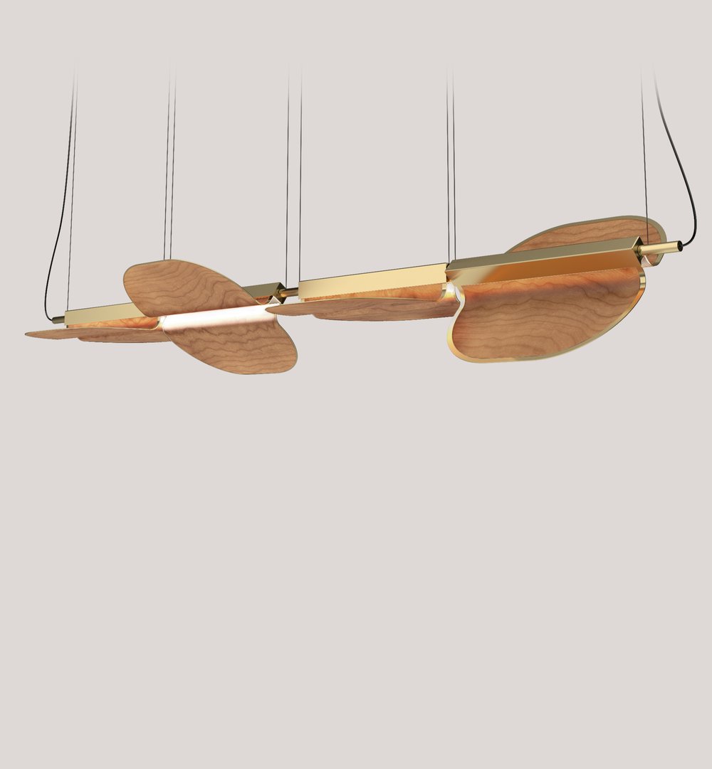 Omma Suspension Natural Cherry - LZF Lamps on