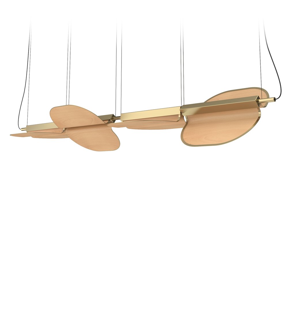 Omma Suspension Natural Cherry - LZF Lamps on