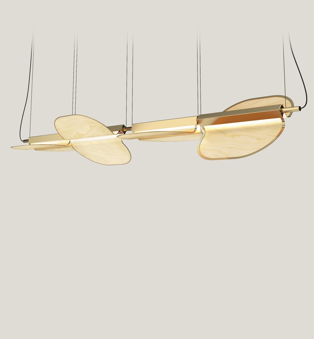 Omma Suspension Natural Beech - LZF Lamps on