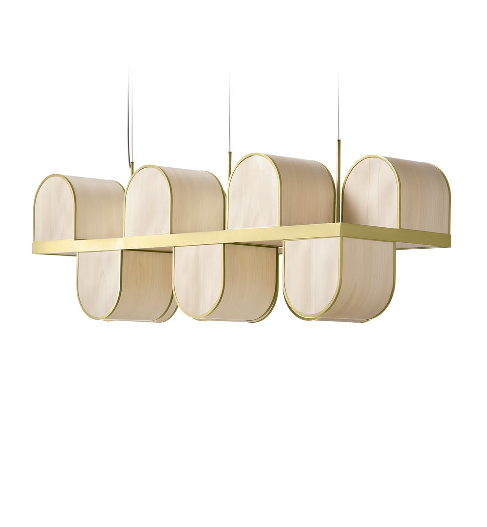 Osca Large Suspension Natural White - LZF Lamps on