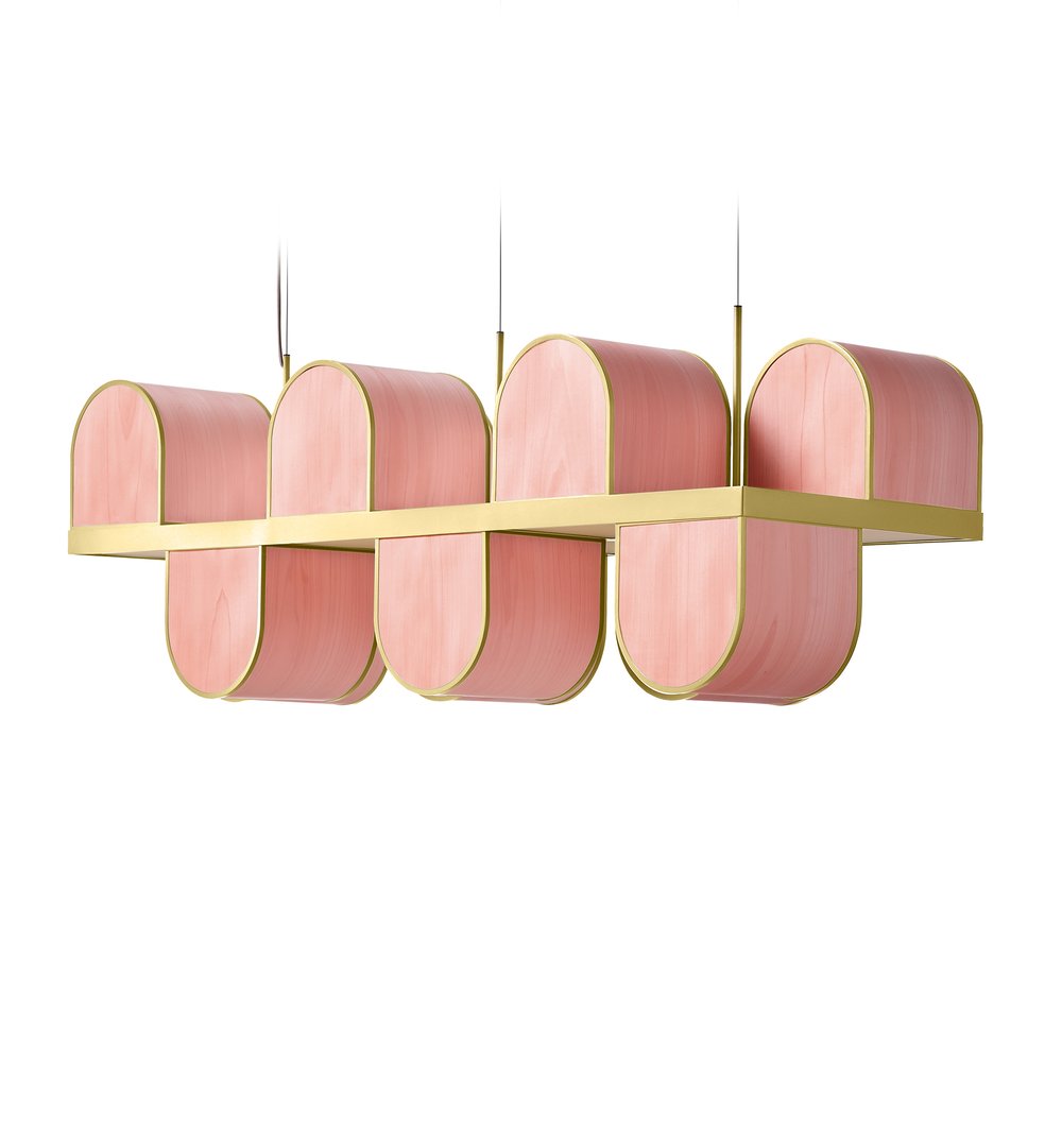 Osca Large Suspension Pale Rose - LZF Lamps on