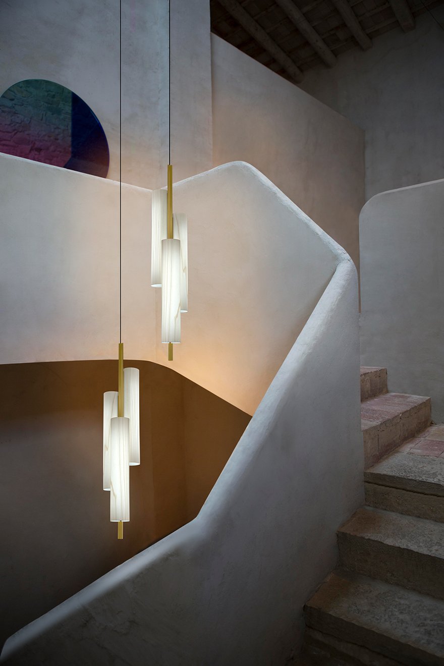 LZF pendant-lights-in-a-stairwell