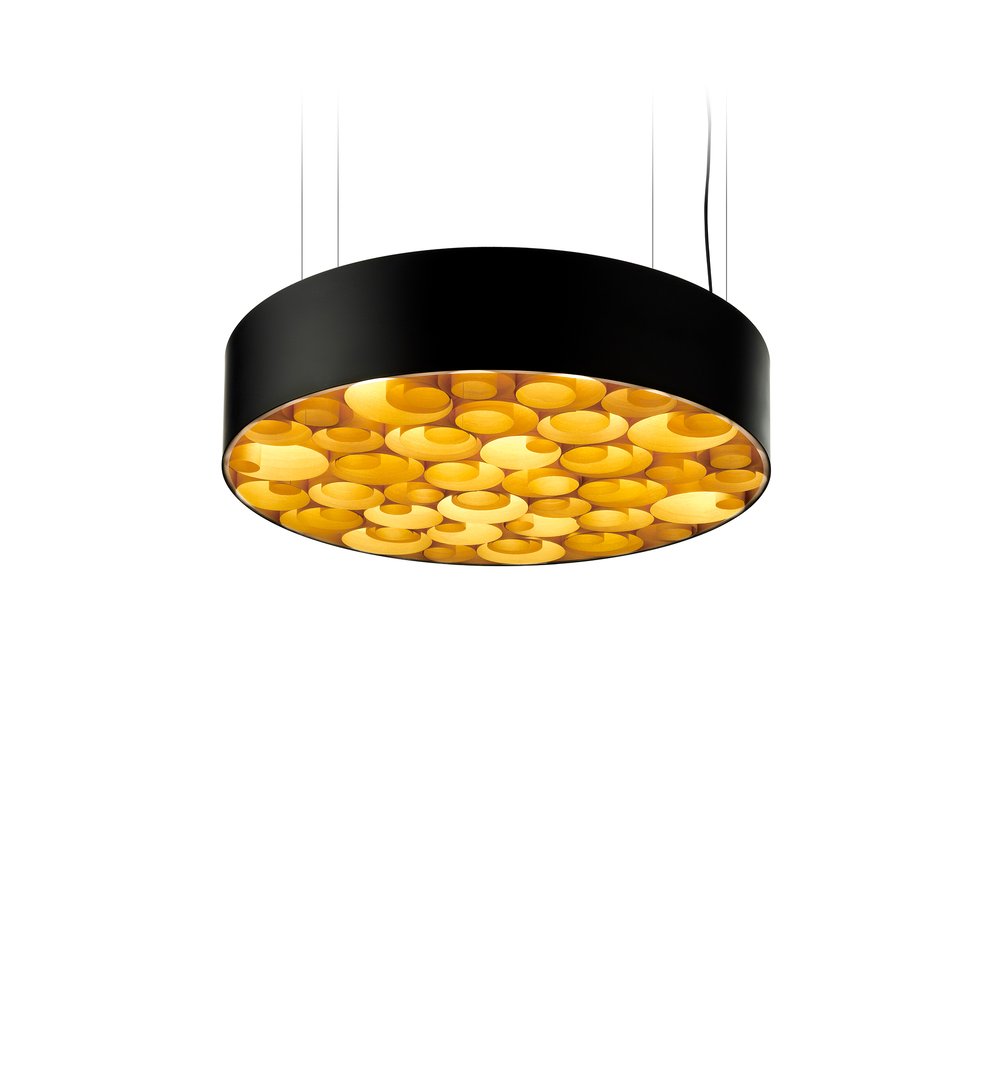 Spiro Suspension Yellow - LZF Lamps on