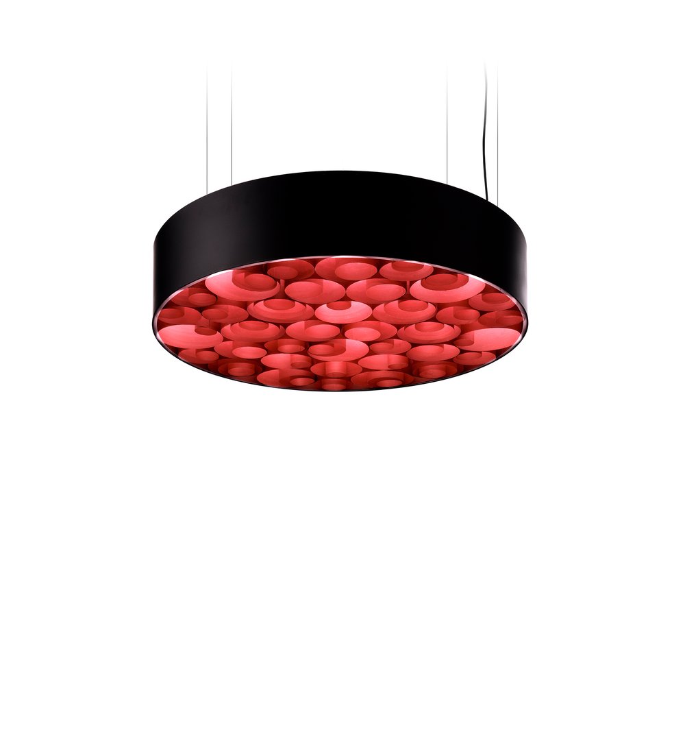 Spiro Suspension Red - LZF Lamps on