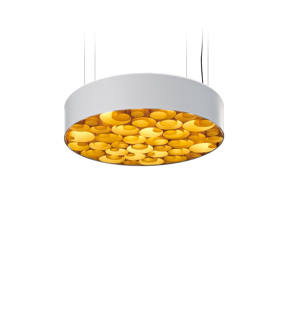 Spiro Suspension Yellow - LZF Lamps on