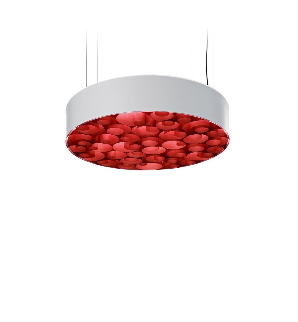 Spiro Suspension Red - LZF Lamps on