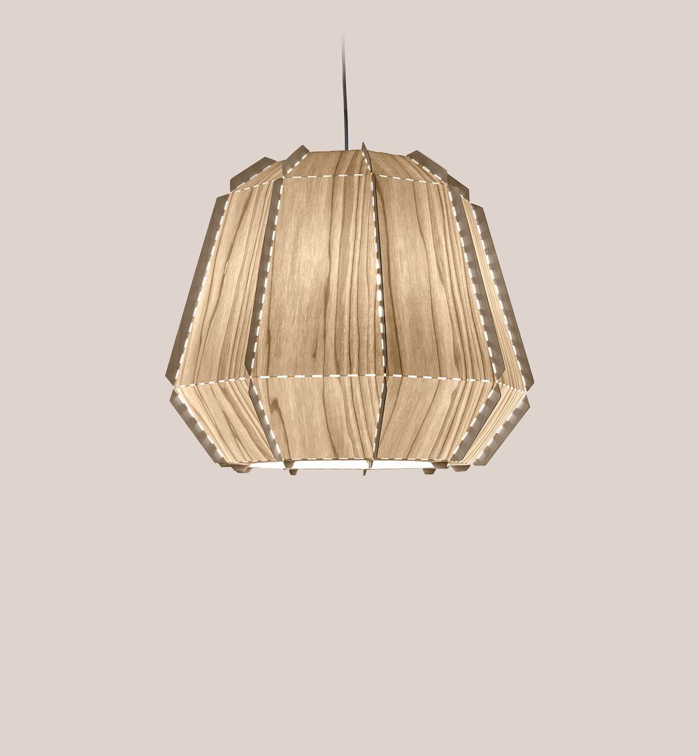 Stitches Bamako Suspension Grey - LZF Lamps on