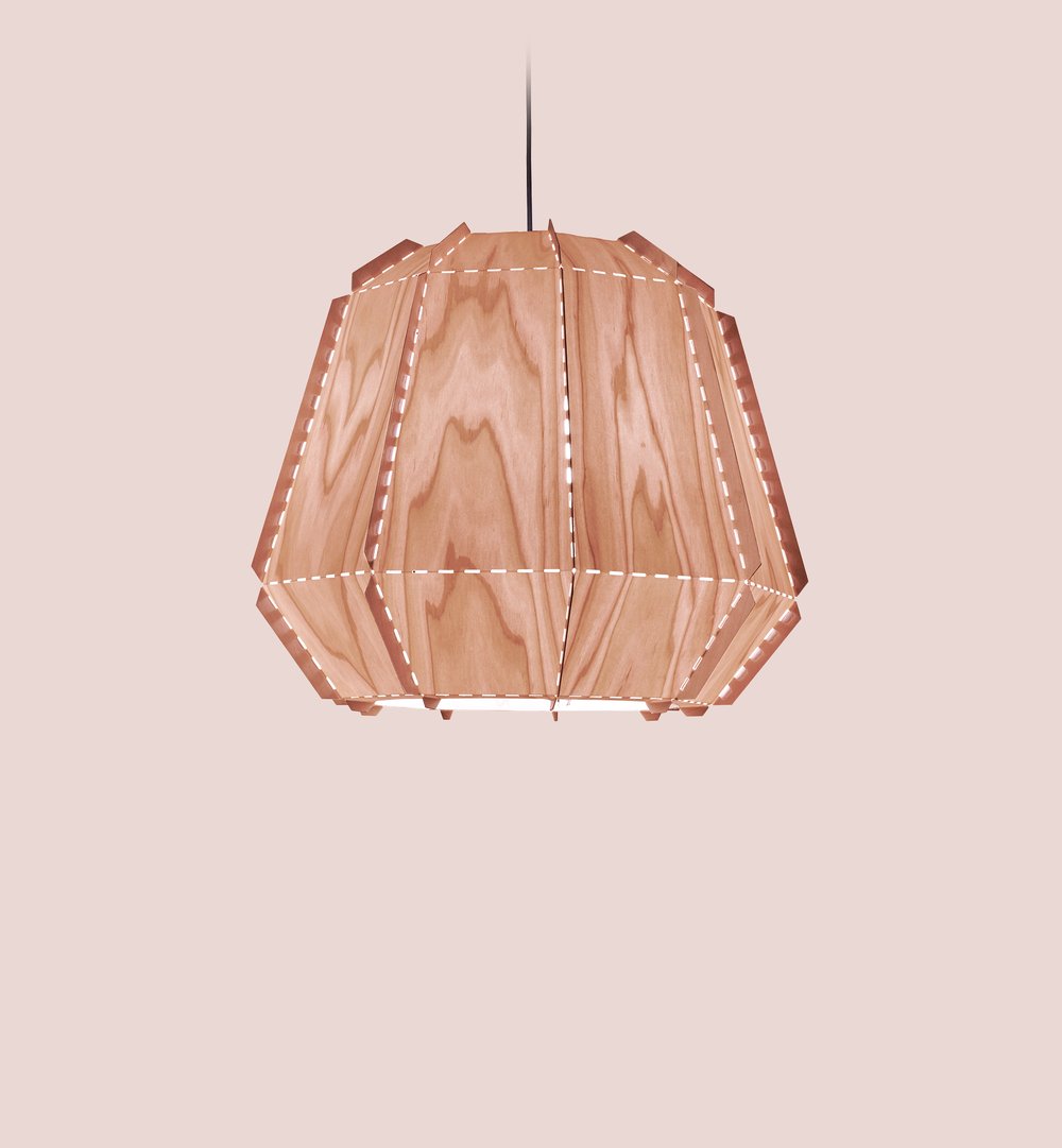 Stitches Bamako Suspension Pale Rose - LZF Lamps on