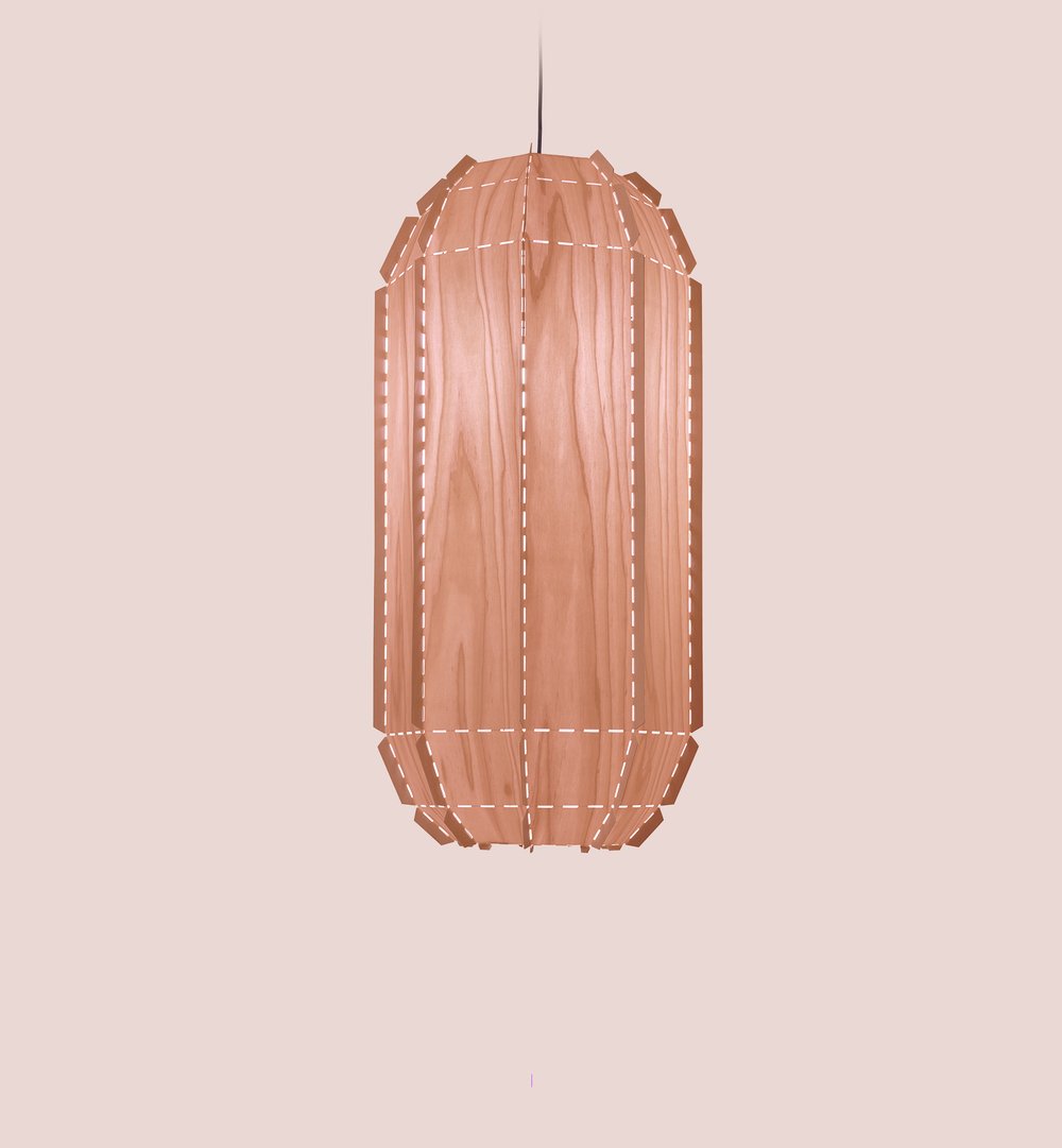 Stitches Tombuctu Suspension Pale Rose - LZF Lamps on