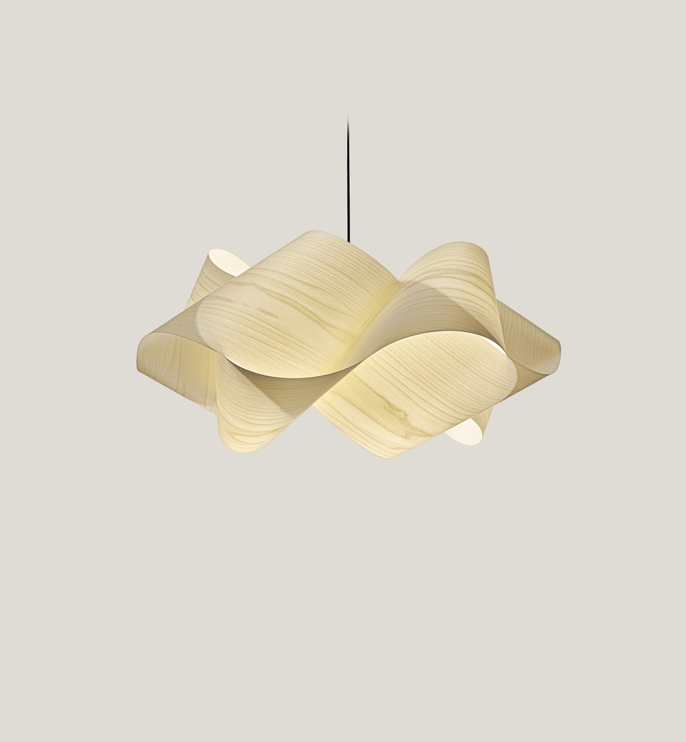 Swirl Suspension Ivory White - LZF Lamps on