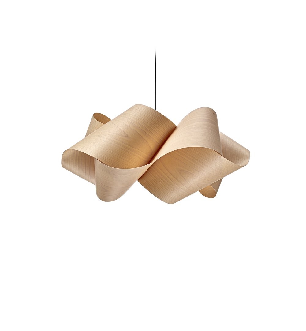 Swirl Suspension Natural Beech - LZF Lamps on