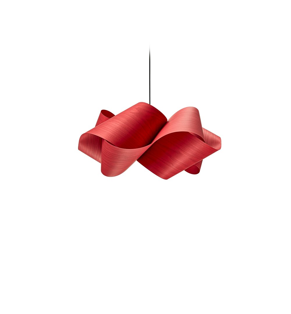 Swirl Suspension Red - LZF Lamps on